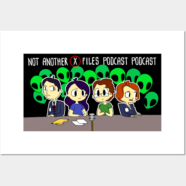 Not Another X-Files Podcast Podcast Logo Wall Art by Not Another X-Files Podcast Podcast